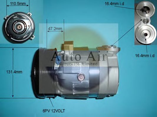 Compressor, ar condicionado 14-2204