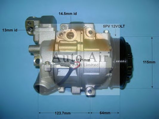 Compressor, airconditioning 14-6200P