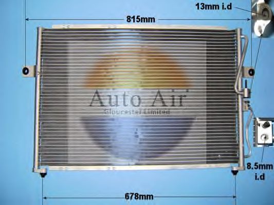 Condenser, air conditioning 16-1175