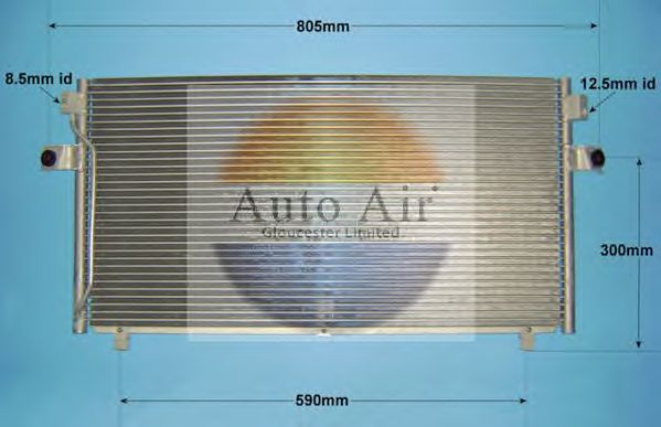 Condenser, air conditioning 16-6206