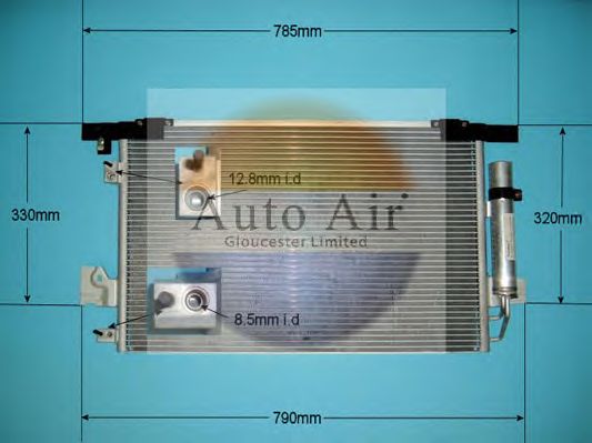 Condensator, airconditioning 16-9006