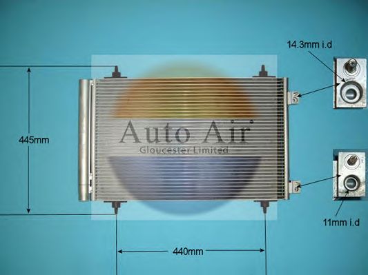 Condensator, airconditioning 16-9642