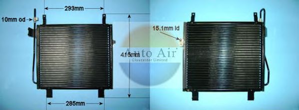 Condensator, airconditioning 16-9912