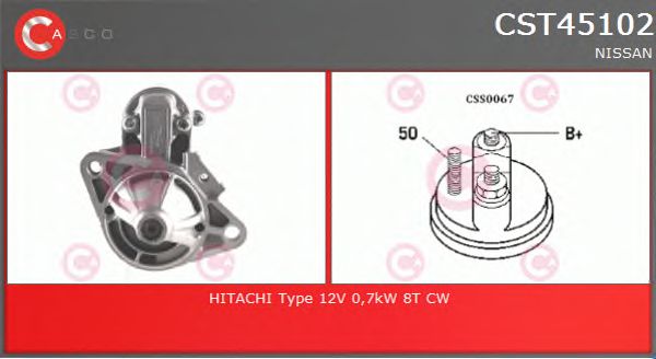 Startmotor CST45102