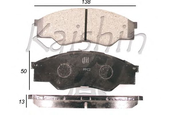 Brake Pad Set, disc brake D2275