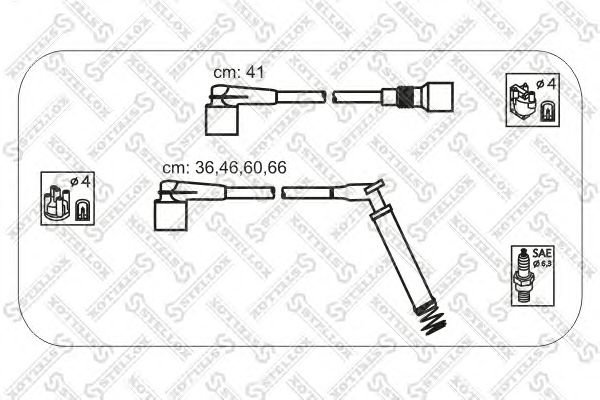 Ignition Cable Kit 10-38450-SX