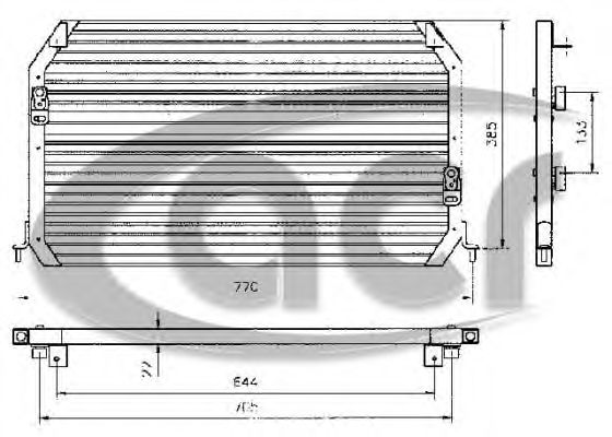 Condensator, airconditioning 300071