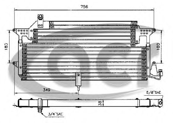 Condensator, airconditioning 300126