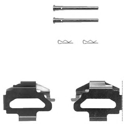 Accessory Kit, disc brake pads BFK651