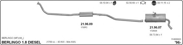 Exhaust System 514000023