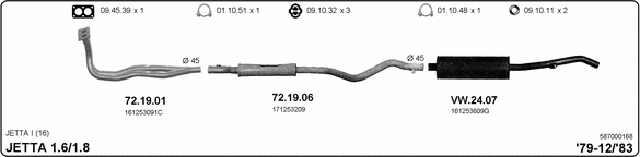 Exhaust System 587000168