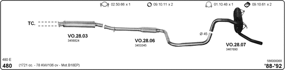 Exhaust System 586000068