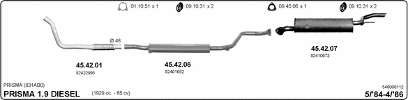 Exhaust System 546000112