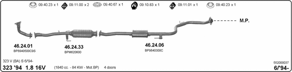 Exhaust System 552000037