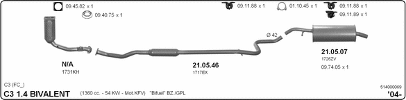 Exhaust System 514000069