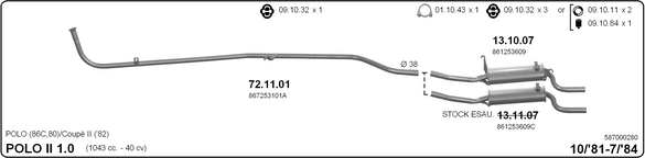 Exhaust System 587000280