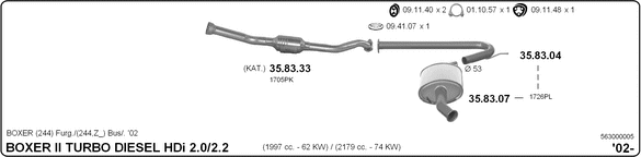Exhaust System 563000005