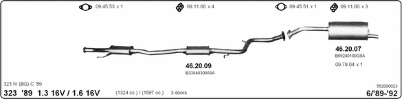 Exhaust System 552000023