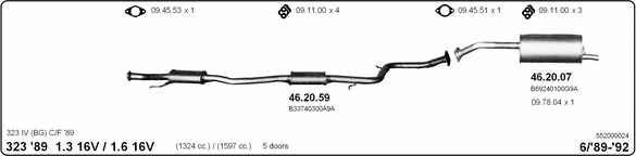 Exhaust System 552000024