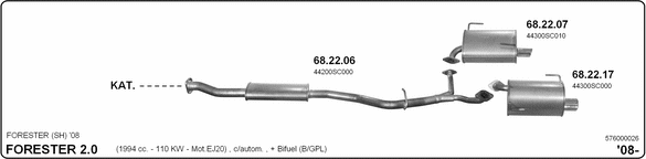 Exhaust System 576000026