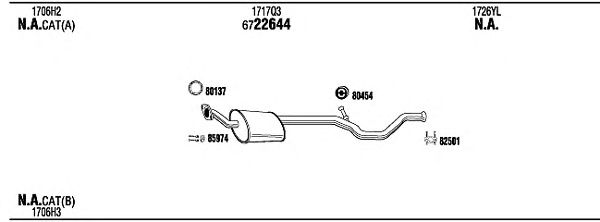 Exhaust System PEH27592