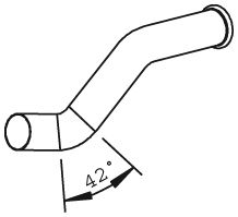 Exhaust Pipe 81296