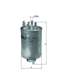 Fuel filter KL 474