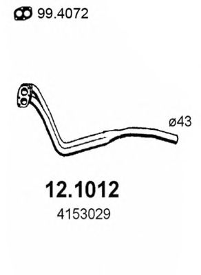 Exhaust Pipe 12.1012