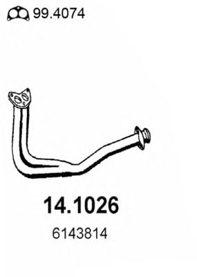Exhaust Pipe 14.1026