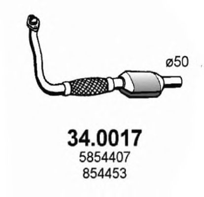 Catalytic Converter 34.0017