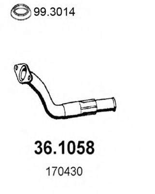 Exhaust Pipe 36.1058