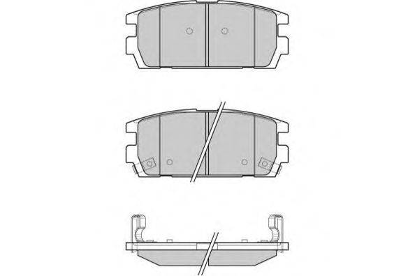 Brake Pad Set, disc brake 12-1143