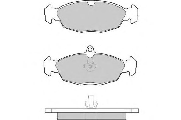 Brake Pad Set, disc brake 12-1156