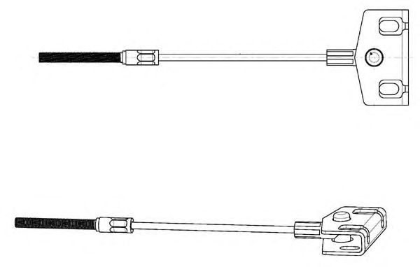 Cable, parking brake NI02187