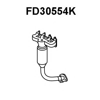 Manifold Catalytic Converter FD30554K