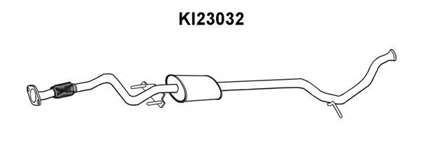 Front Silencer KI23032