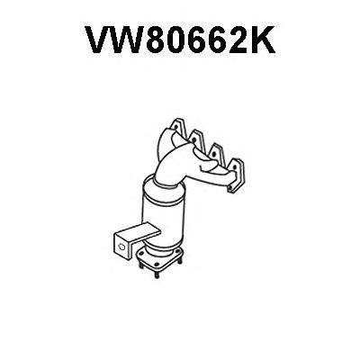 katalizör manifoldu VW80662K