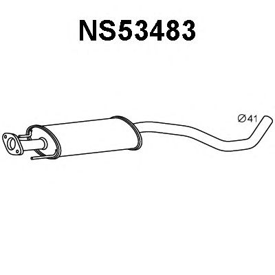 Front Silencer NS53483