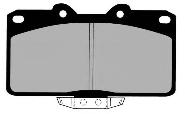 Brake Pad Set, disc brake PA1371
