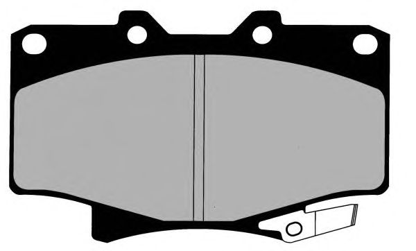 Brake Pad Set, disc brake PA1411