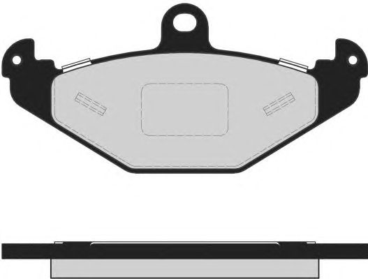 Комплект тормозных колодок, дисковый тормоз PA1619