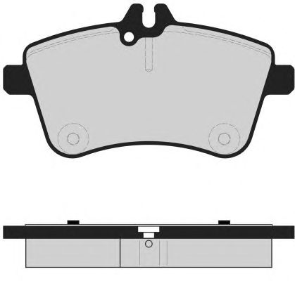 Brake Pad Set, disc brake PA1631