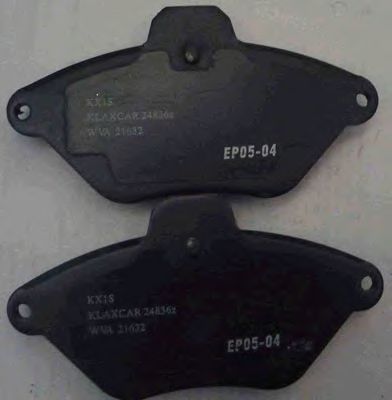 Комплект тормозных колодок, дисковый тормоз 24836z