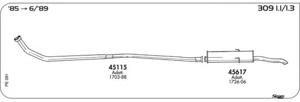 Exhaust System PE091