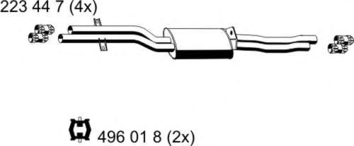 Middle Silencer 284042