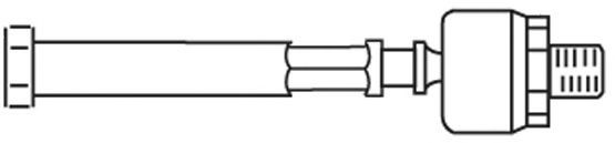 Articulação axial, barra de acoplamento 1186