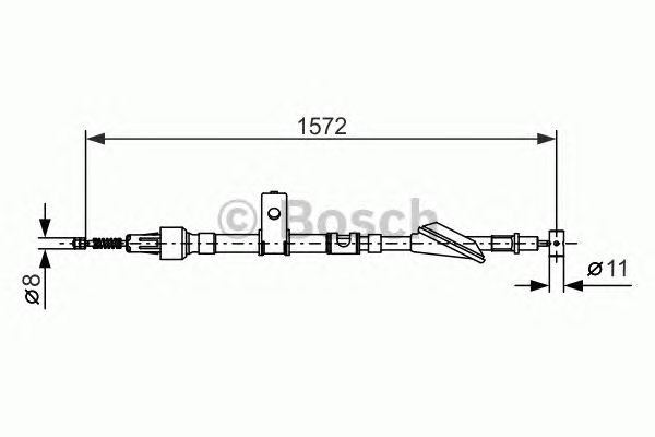 Cable, parking brake 1 987 477 607