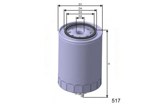 Fuel filter M350B