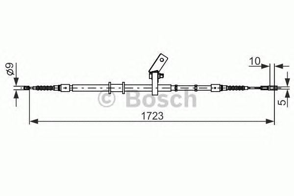 Cable, parking brake 1 987 482 268