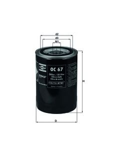 Oil Filter; Hydraulic Filter, automatic transmission OC 67